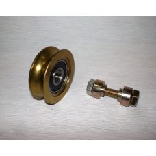 Блочок для веревки,троса  с винтом на подшипнике 50мм