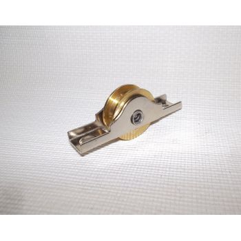 Врізний латунний ролик на підшипнику 22 мм 