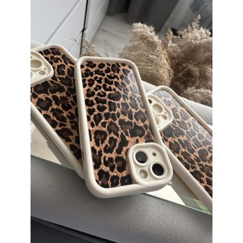 Леопардовий чехол противоударный на 13 iPhone 