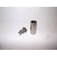 Кріплення для скла дистанційне Хром 16*40