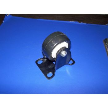 Колесо не поворотное черное 50мм