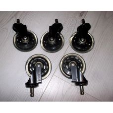 Комплект силиконовых колес в офис.кресло 10мм