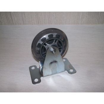 Колесо силиконовое 76мм не поворотное 