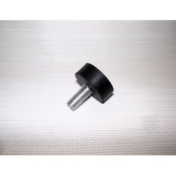 Ніжка меблева гумова з різьбленням М8х16мм