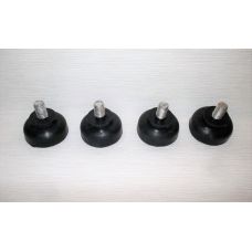 Ножка мебельная резиновая Резьба М8