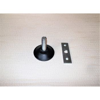 Ножка мебельная резьба М10 с планкой