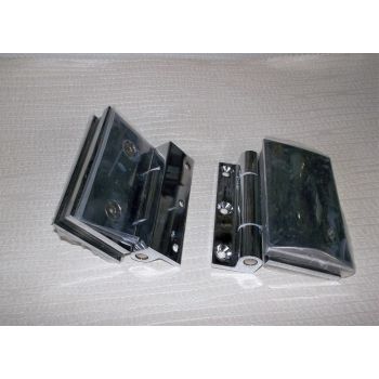 Петля для дверей стена-стекло угловая 90 * 50