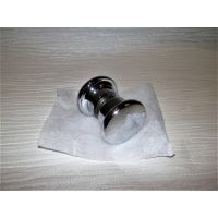 Ручка для скляних дверей барило 38мм Хром