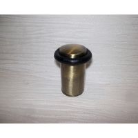 Дверний упор бочонок 60мм Бронза