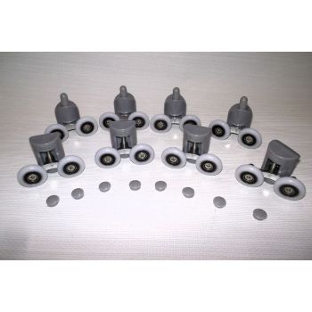 Комплект двойных колес для душа ( В-43B) 23мм