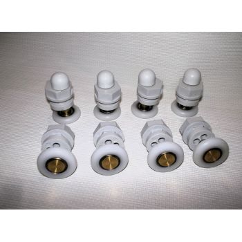 Комплект колес для душ-кабин с эксцентриком 25мм