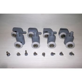 Набор колес для душа нижние нажимные B-43A- 25мм