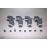 Набір коліс для душу нижні натискні B-43A-25мм