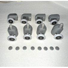 Комплект одинарных колес 23мм для душевой кабины B-43A (1+1)