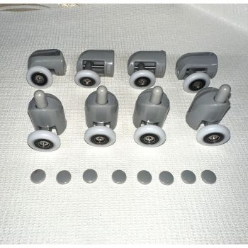 Комплект одинарних коліс 23мм для душової кабіни B-43A (1+1)