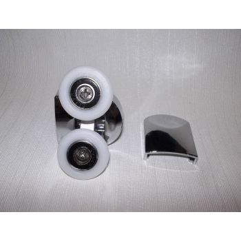 Ролик для душ кабины верхний 25мм Хром