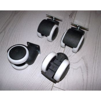 Набор колес на платформе резиновых 50мм