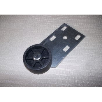 Ролик на пластині 40мм пластик