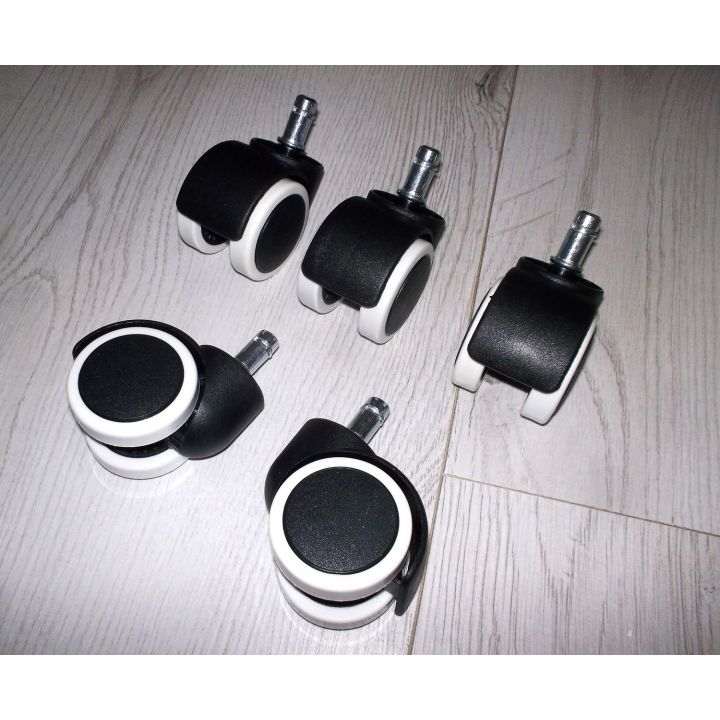 Набір коліс для офісного крісла 11 мм для ламінату