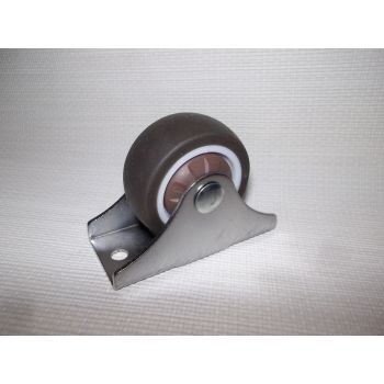 Колесо меблеве гумове 42мм на підшипнику