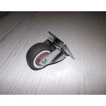 Колесо поворотне гумове 44мм на підшипнику