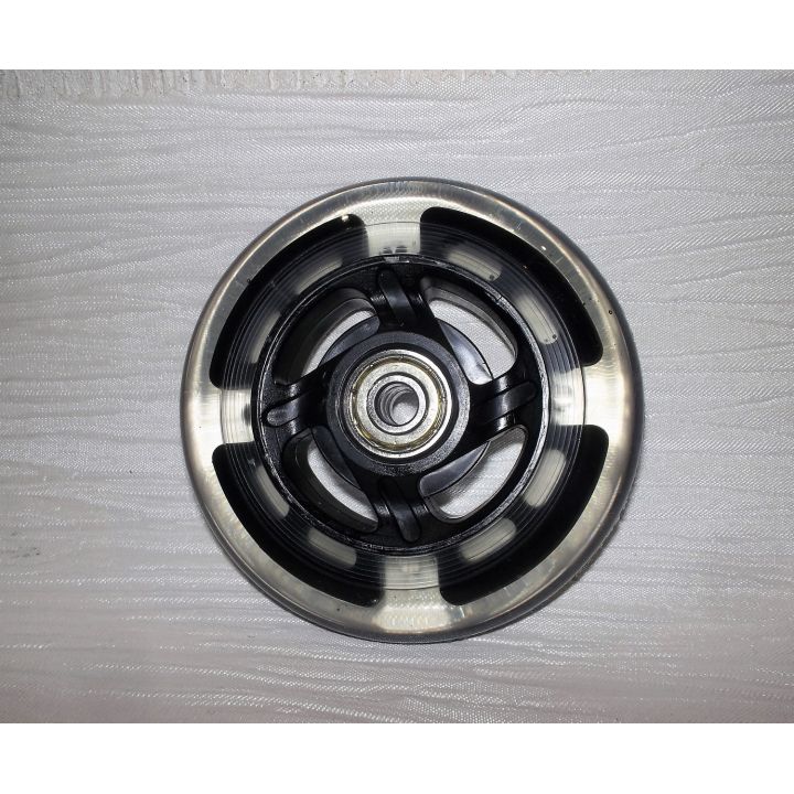 Колесо для самокату 100мм ф8, що світиться чорне