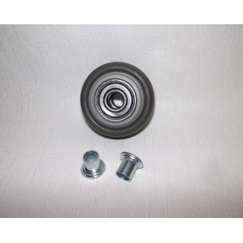 Колесо 40мм мебельное ф6 мягкая резина