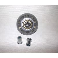 Колесо силиконовое 48мм в сумки, чемоданы, прозрачное ф6