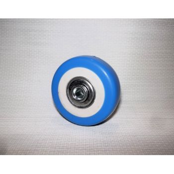Ролик 50мм на подшипнике синий 6мм