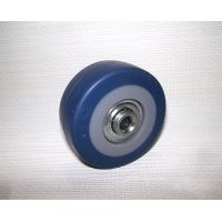 Колесо мебельное мягкая резина 50мм ф6