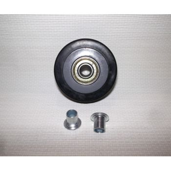 Колесо м'яка гума для сумок, валіз 50мм ф6