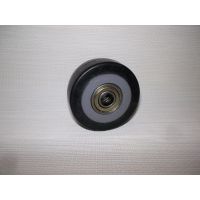 Колесо для сумок,чемоданов мягкая резина 50мм ф8 черное