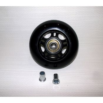 Колесо для сумок, валіз 80мм х 28мм + Перехідники 6мм