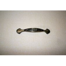 Мебельная ручка цветок 96мм Бронза