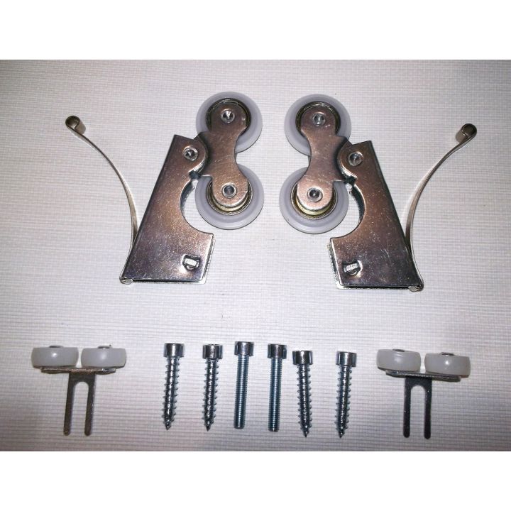 Набір посилених роликів для розсувних дверей шафи-купе