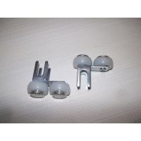 Ролики для шкаф купе верхние асимметричные силиконовые