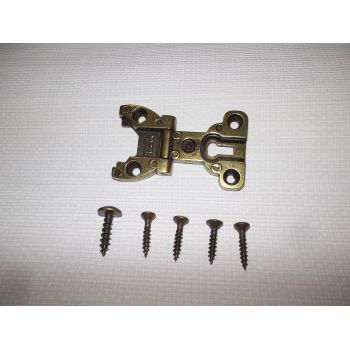 Петля мебельная врезная бронза без декора CD206