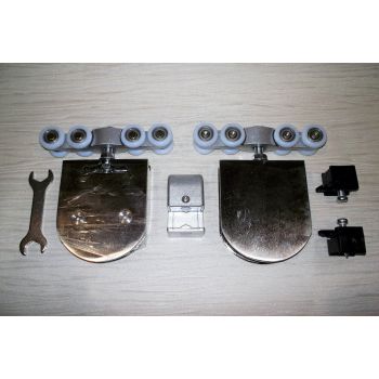 Механизм для раздвижной стеклянной двери 80кг