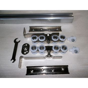 Система для подвесных дверей 80кг на подшипниках