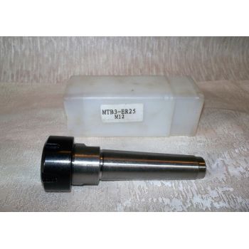 Цанговий патрон MTB3-ER25 з конусом морзе 3