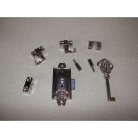 Замок с поворотом под штангу Хром