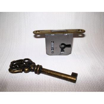 Замок врезной мебельный левый 3.5см x 3.6см x 2 см Bosetti Marella