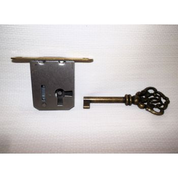 Замок врезной мебельный левый 3.6см x 4,5см x 3 см Bosetti Marella